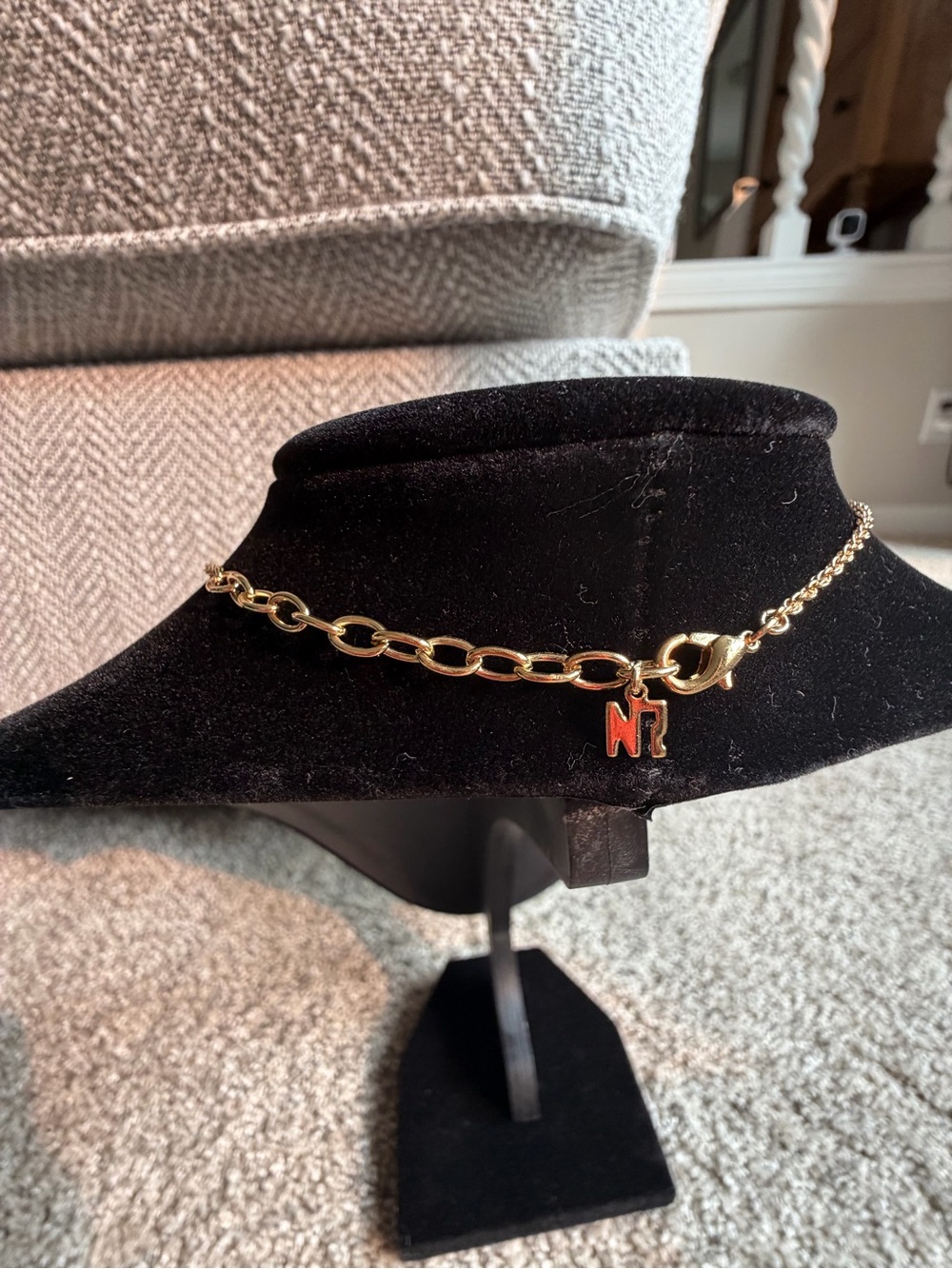 Vintage Nina Ricci Triple Gold-Plated Pendant Necklace - Picture 3 of 3
